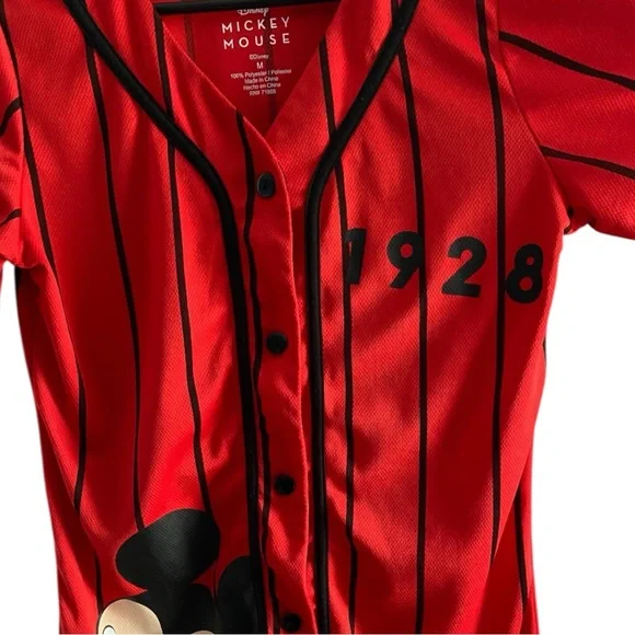 Disney Red and Black Mickey Mouse Jersey - Picture 4 of 4